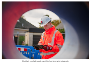 Construction Worker Using iPad