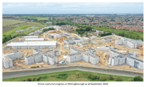 Drone Captured Progress Wellingborough 2020