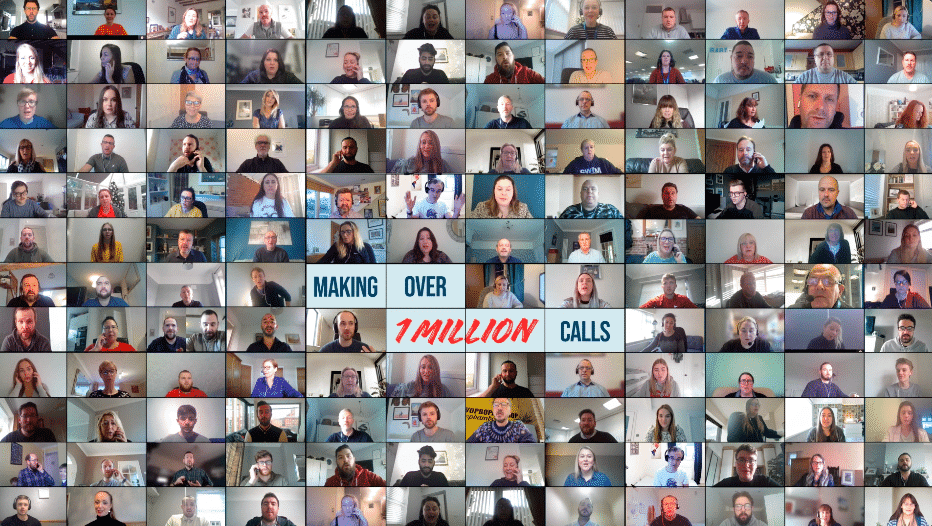 Making Over 1 million Calls Collage