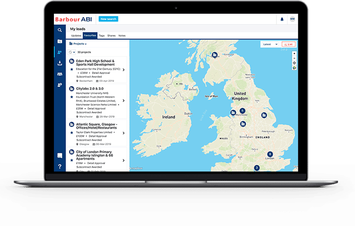 Laptop Map Mockup