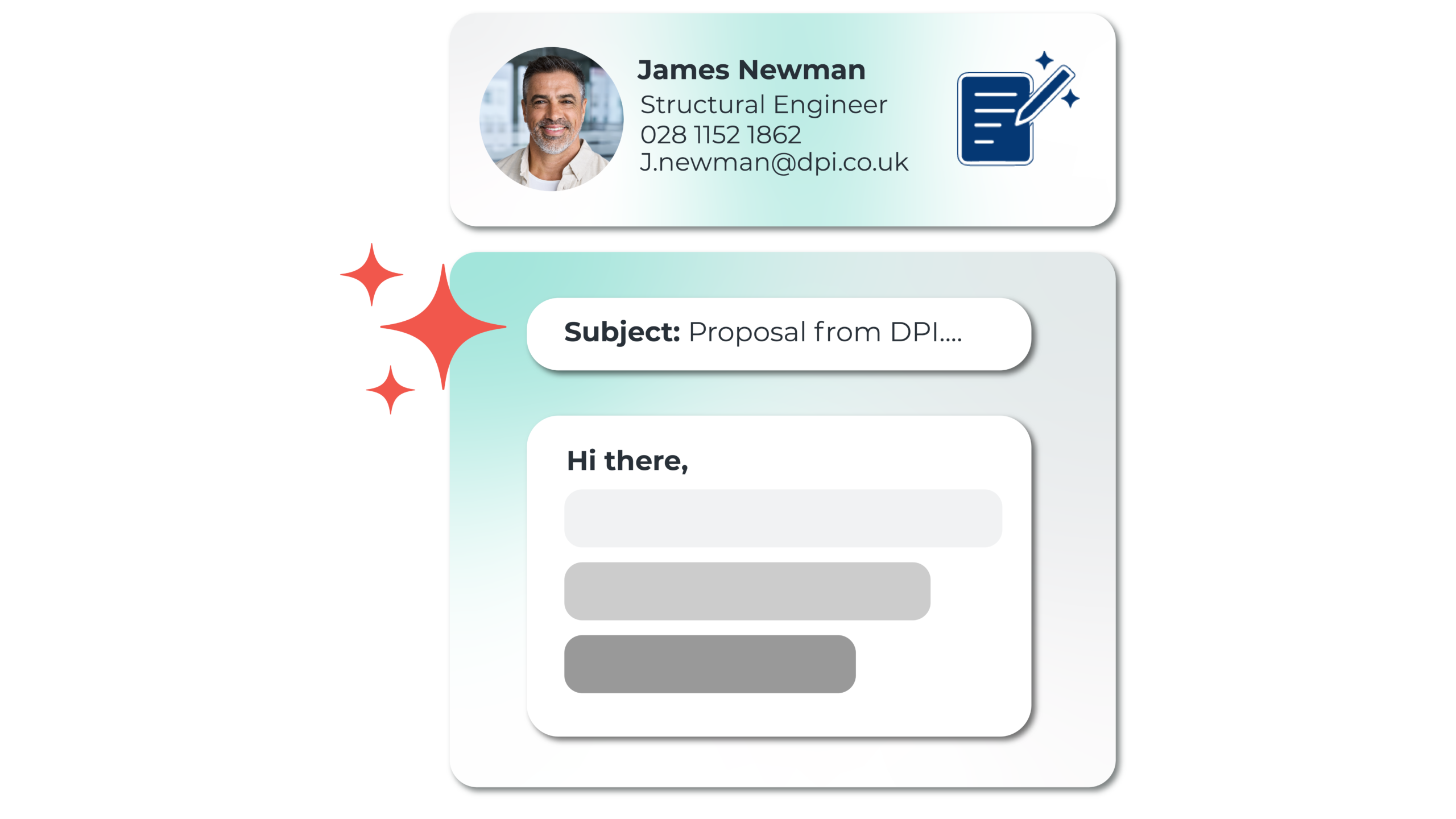 Cut your outreach time in half with AI email writer