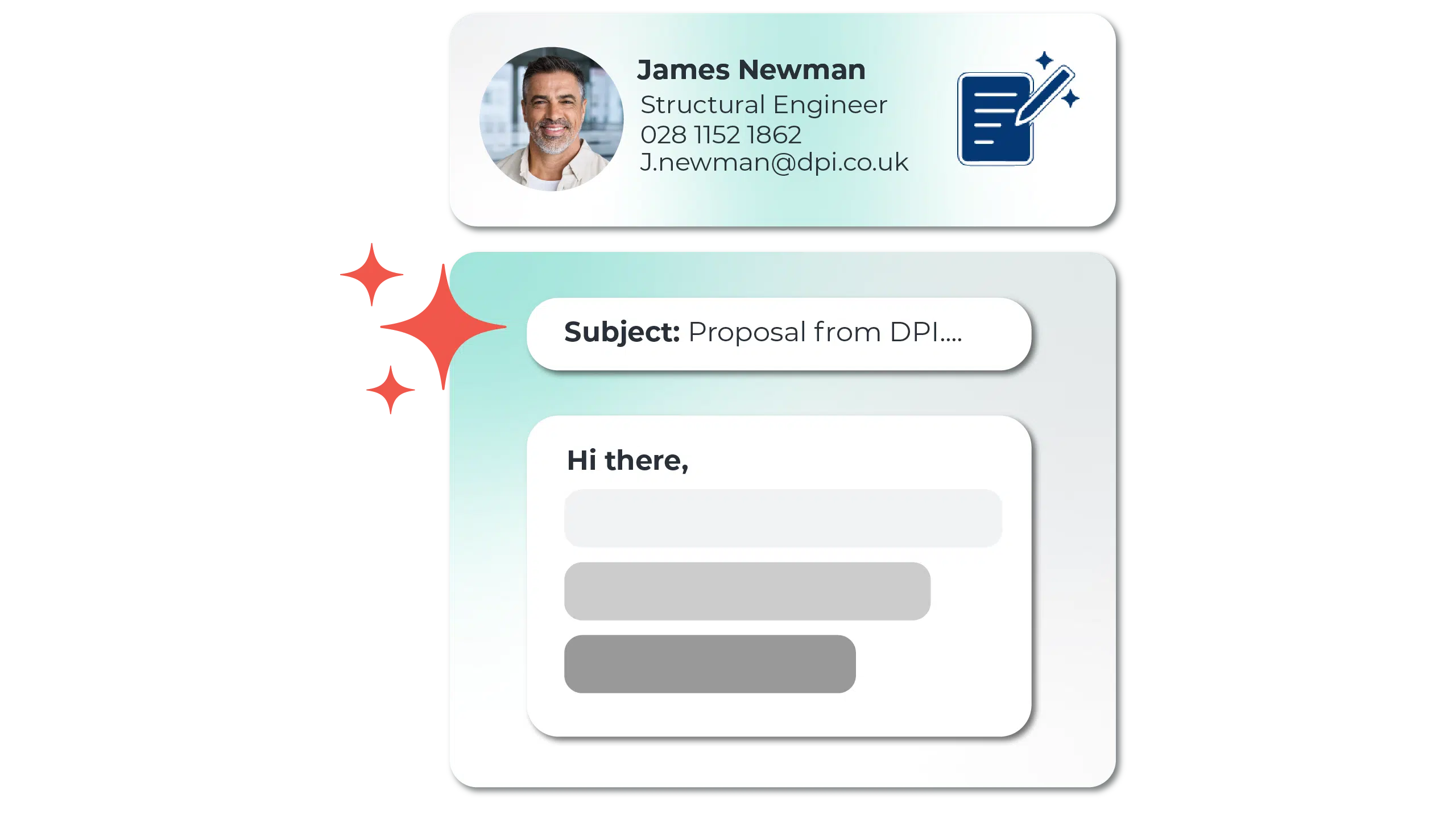 Cut your outreach time in half with AI email writer
